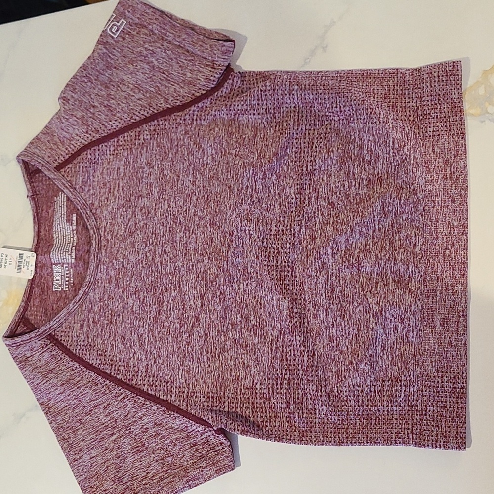Pink Victoria Secret Active crop top